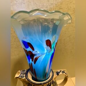 POLISH GLASS FLOWER PROJECT PIECE